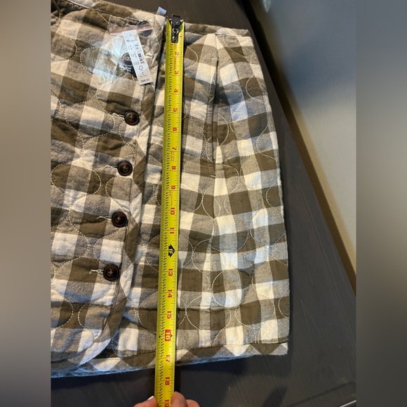 Madewell Quilted Flannel Mini Skirt In Gingham Check NEW - Picture 9 of 10